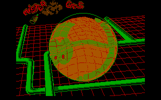 Title screen of Mister Gas