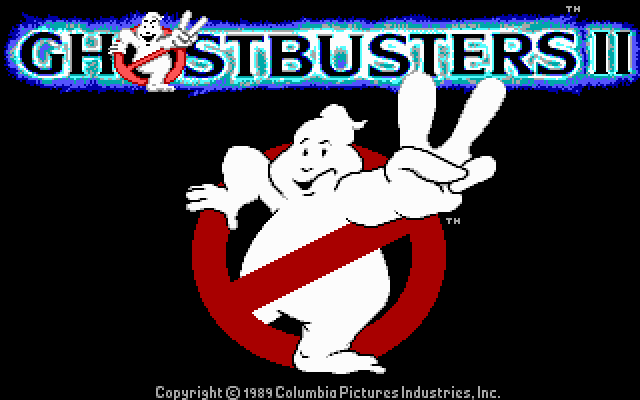 Title screen of Ghostbusters II