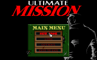 Title screen of Ultimate Mission