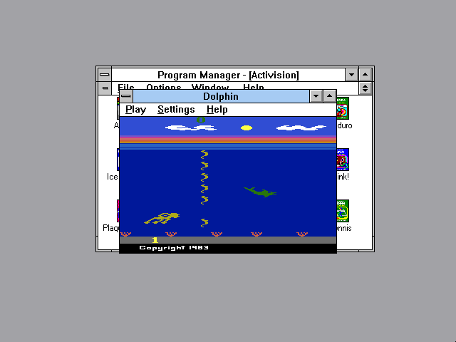 Gameplay of Activision's Atari 2600 Action Pack 2