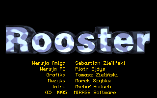 Title screen of Rooster