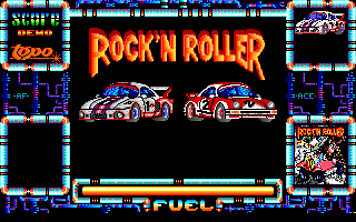 Title screen of Rock'N Roller