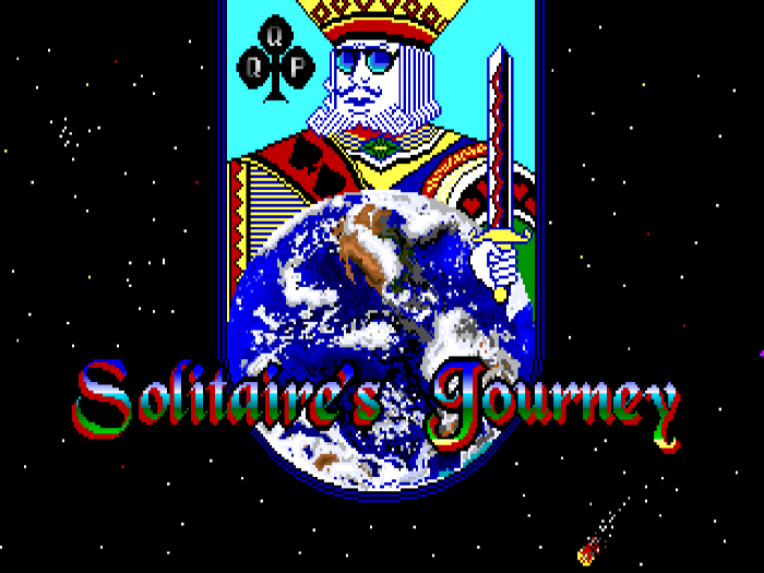 Title screen of Solitaire's Journey
