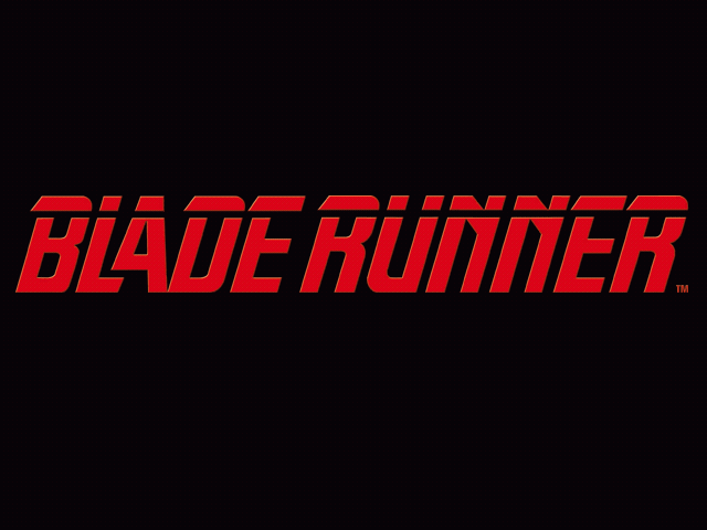 Title screen of Blade Runner (Virgin Interactive)