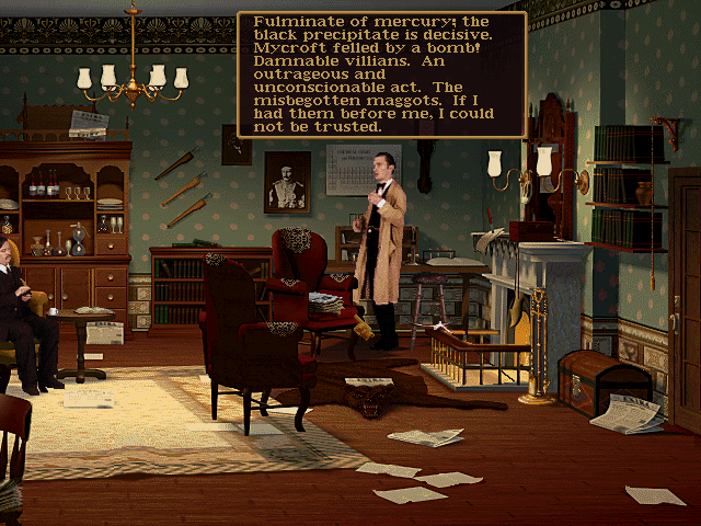 Gameplay of The Lost Files of Sherlock Holmes: The Case of the Rose Tattoo