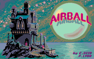 Title screen of Airball