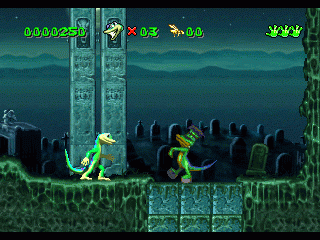 Gameplay of Gex