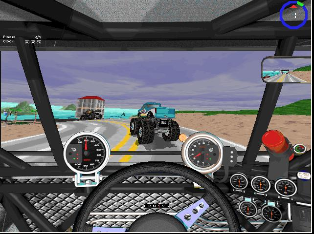 Gameplay of Monster Truck Madness