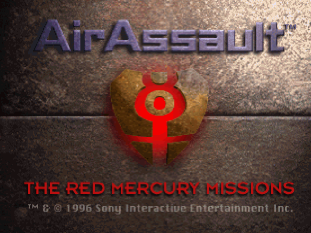 Title screen of Warhawk