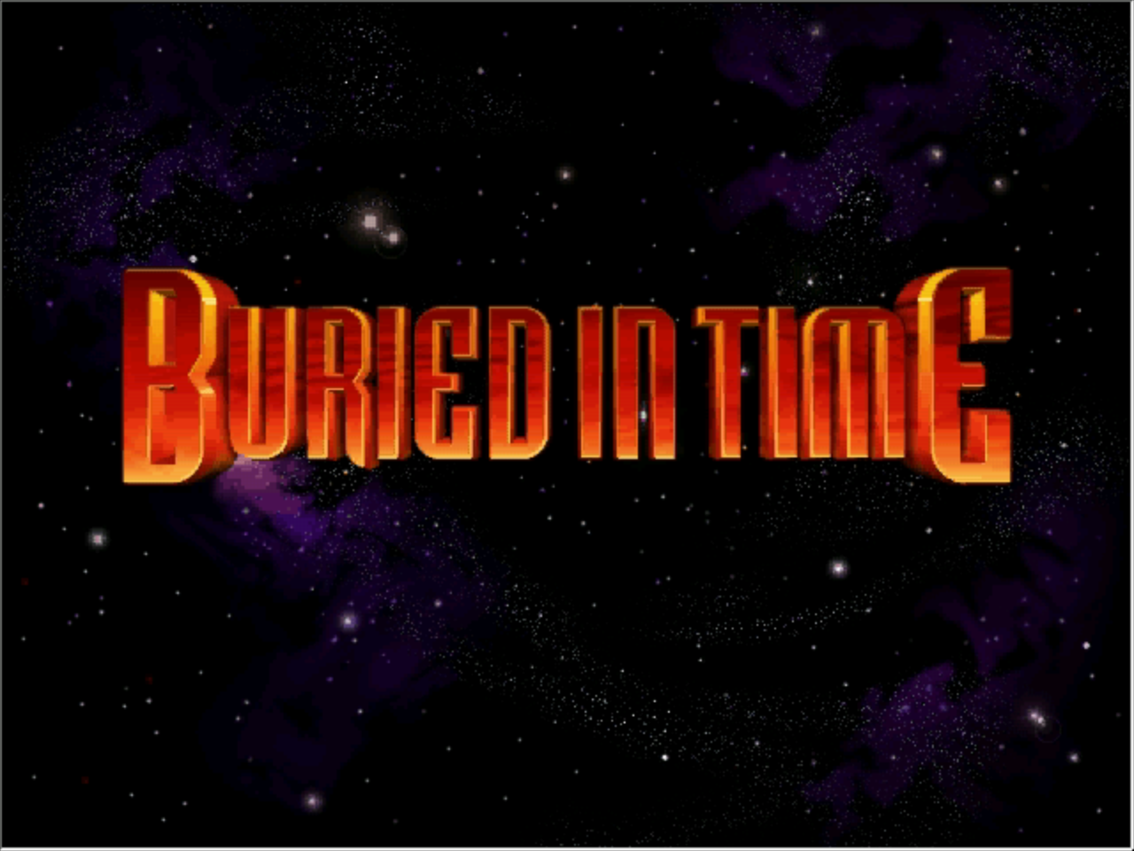 Title screen of The Journeyman Project 2: Buried in Time