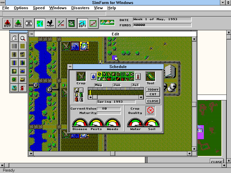 Gameplay of SimFarm