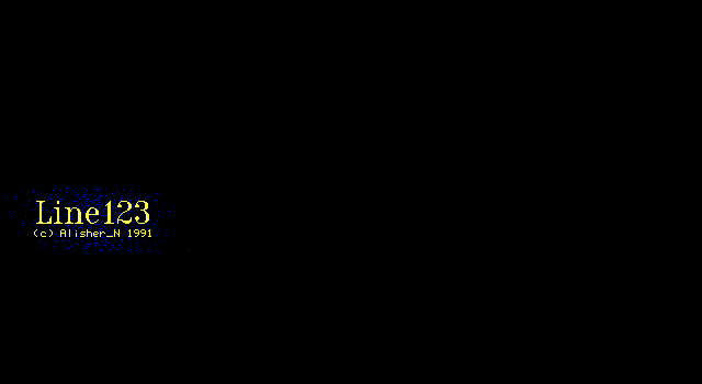 Title screen of Line123