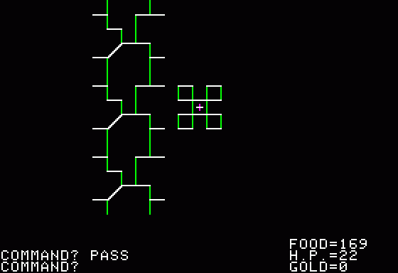 Gameplay of Akalabeth: World of Doom