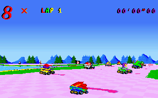 Gameplay of Skunny Kart