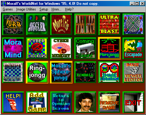 Title screen of The Jongg CD!