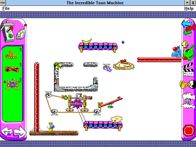 Gameplay of The Incredible Toon Machine