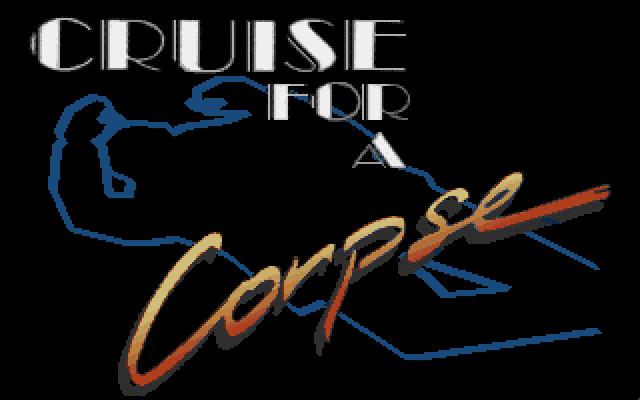 Title screen of Cruise for a Corpse