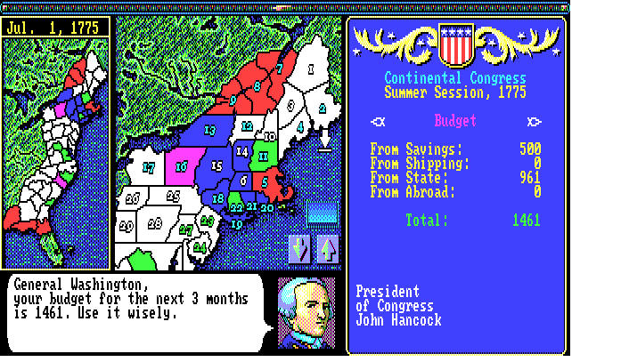 Gameplay of Liberty or Death