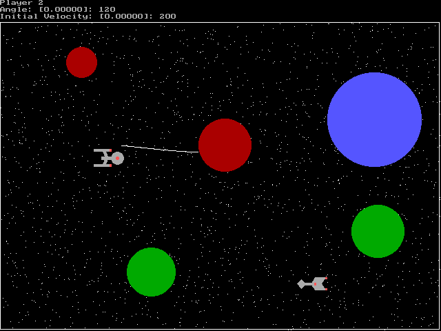 Gameplay of Gravity Wars