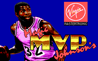 Title screen of Omni-Play Basketball