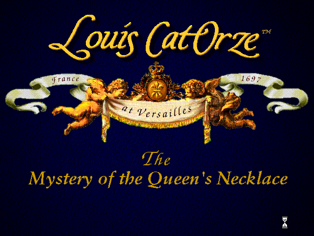 Title screen of Louis Cat Orze: The Mystery of the Queen's Necklace