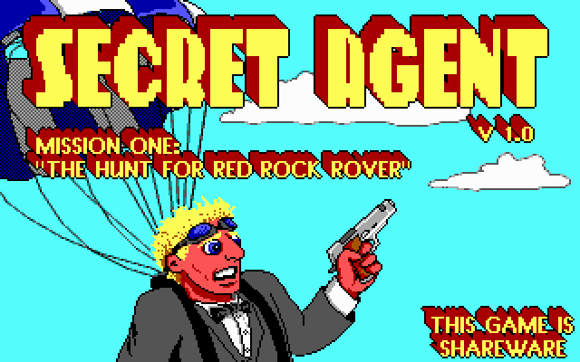 Title screen of Secret Agent