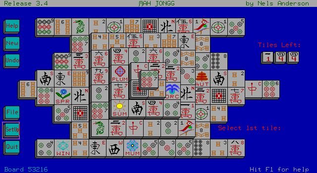Gameplay of Mah Jongg Solitaire