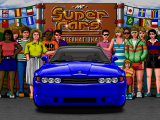 Title screen of Supercars International