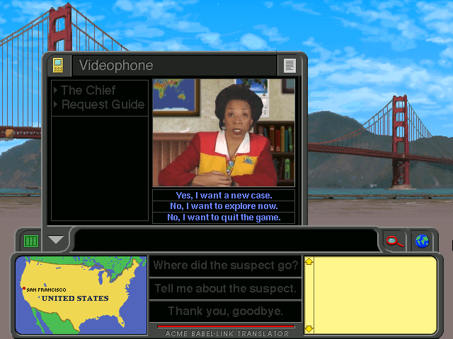 Gameplay of Where In The World Is Carmen Sandiego