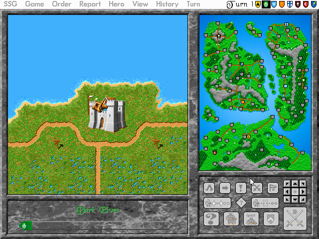 Gameplay of Warlords II Deluxe
