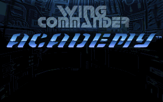 Title screen of Wing Commander Academy
