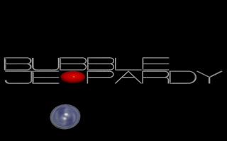 Title screen of Bubble Jeopardy