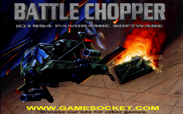 Title screen of Battle Chopper