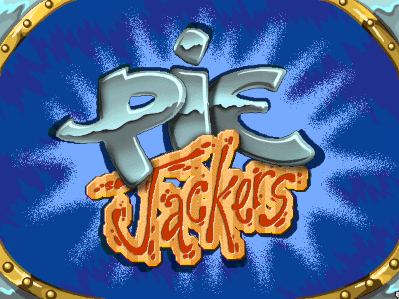 Title screen of Pie Jackers
