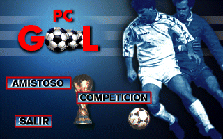 Title screen of PC Gol