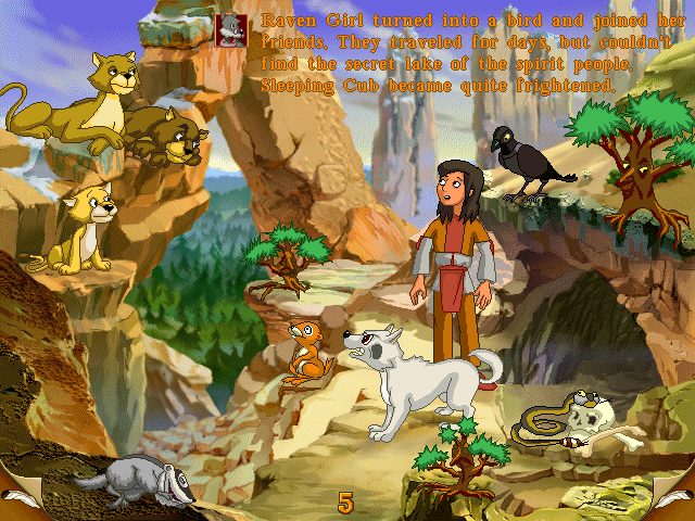 Gameplay of Magic Tales: Sleeping Cub's Test of Courage