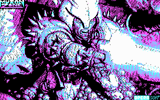 Title screen of Mutan Zone