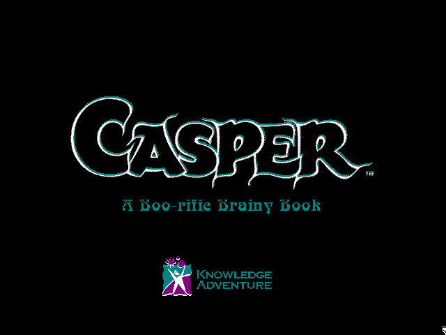 Title screen of Casper Brainy Book