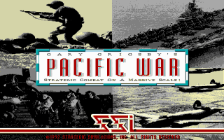 Title screen of Gary Grigsby's Pacific War (2000)
