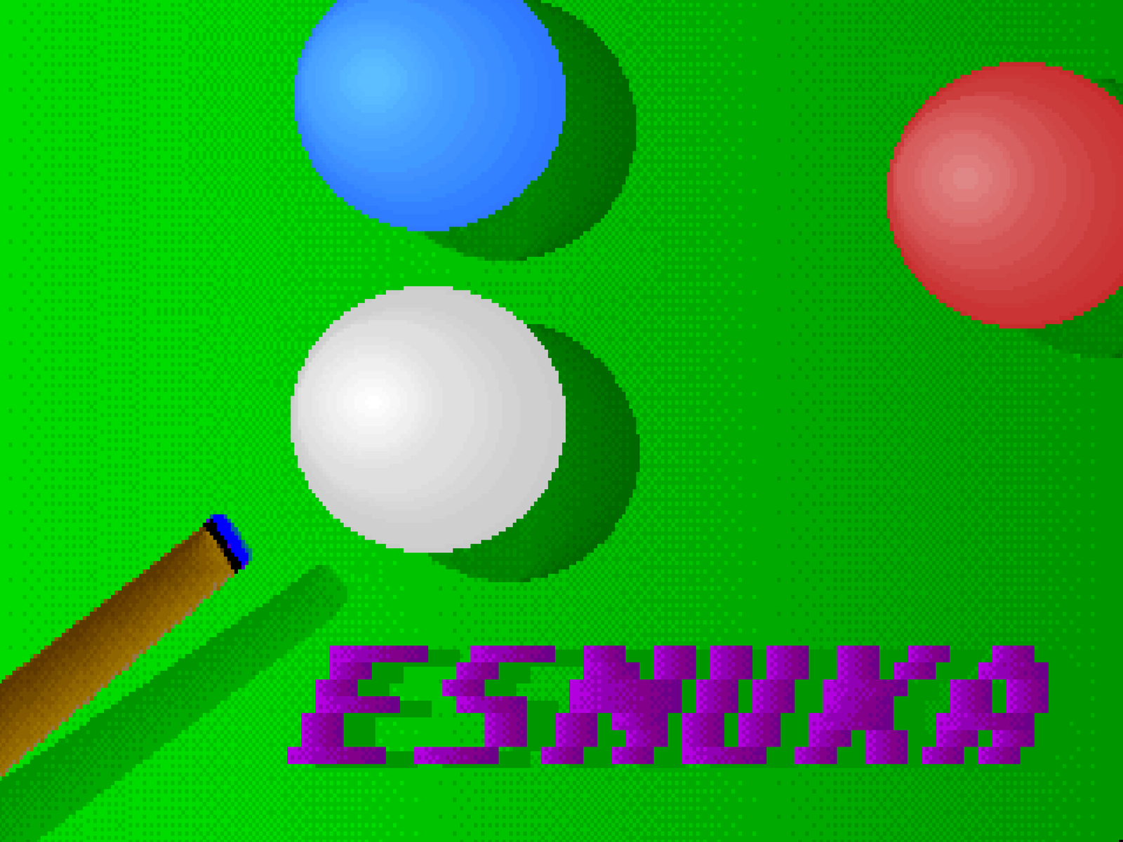 Title screen of Esnuka