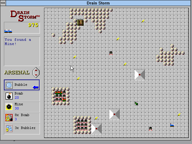 Gameplay of Drain Storm