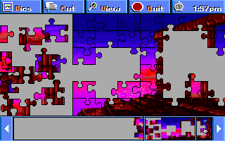 Gameplay of Electric Jigsaw