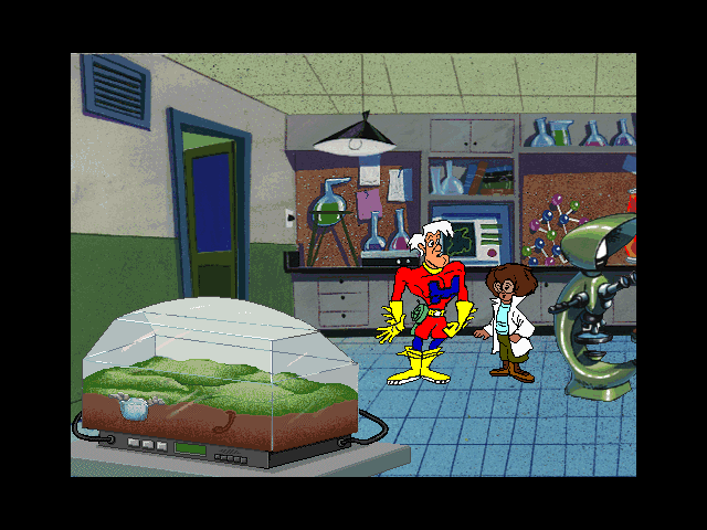 Gameplay of The Adventures of Hyperman