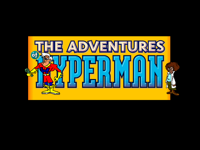 Title screen of The Adventures of Hyperman