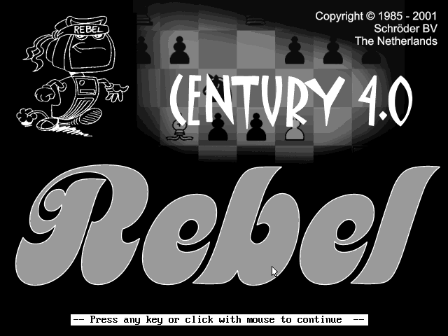 Title screen of Rebel Century