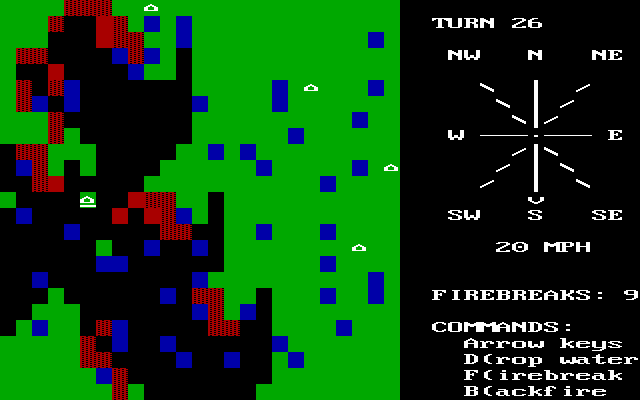 Gameplay of Fire Fighter (1985)