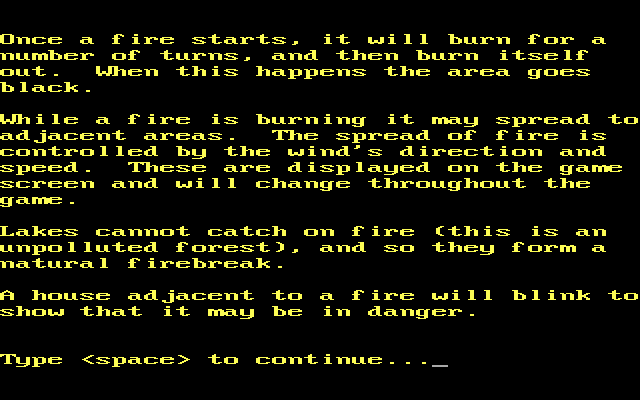 Title screen of Fire Fighter (1985)