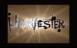 Title screen of Harvester