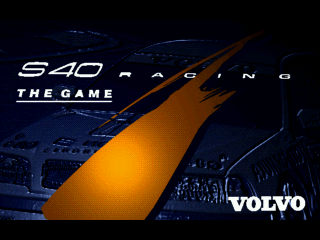 Title screen of S40 Racing