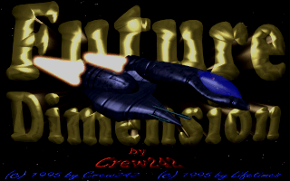 Title screen of Future Dimension